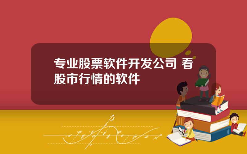 专业股票软件开发公司 看股市行情的软件